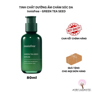 Tinh Chất Dưỡng Ẩm Cô Đặc Từ Dầu Hạt Trà Xanh Green Tea Seed Serum Innisfree (80ml)