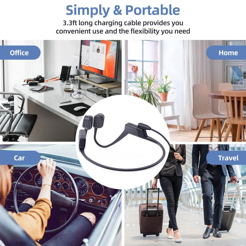 Dây cáp sạc USB HDOORLINK chuyên dụng cho tai nghe chơi game Aeropex AS800