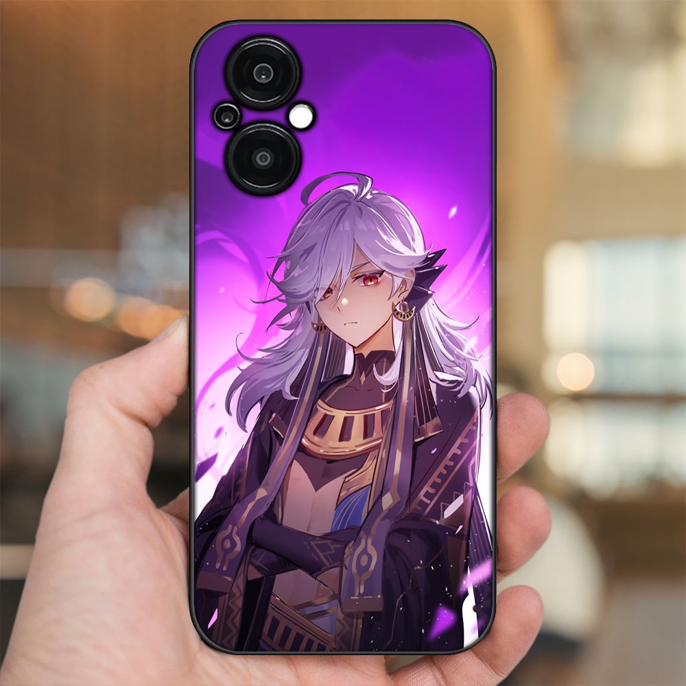 Ốp lưng Oppo Reno 8Z 5G viền đen in hình Cyno Genshin Impact