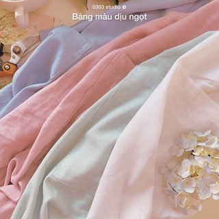 | 0303 studio | Tạp dề linen bột mỏng - Vụng Về số 2