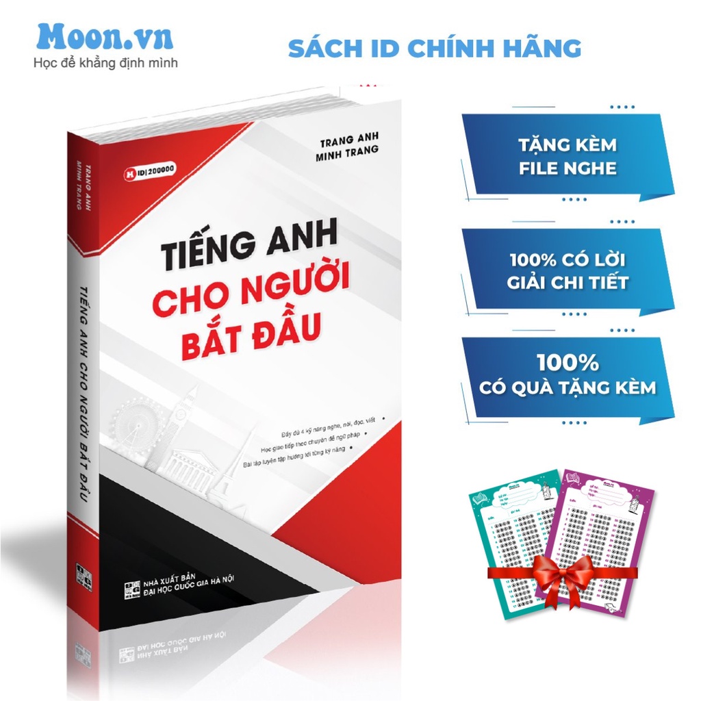 Sách ID - Tiếng anh cho người bắt đầu, người mất gốc cô Trang Anh