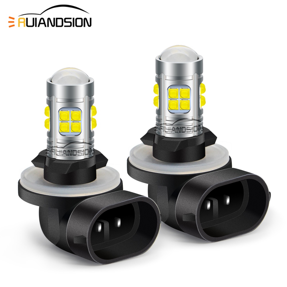 Bộ 2 Đèn LED 881 H27 XBD 10-30V Ánh Sáng Trắng Cho Xe Hơi