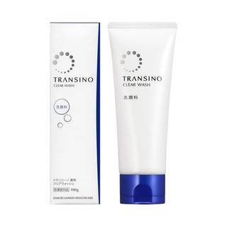 Sữa rửa mặt trắng da làm mờ nám Transino Clear Wash 100g