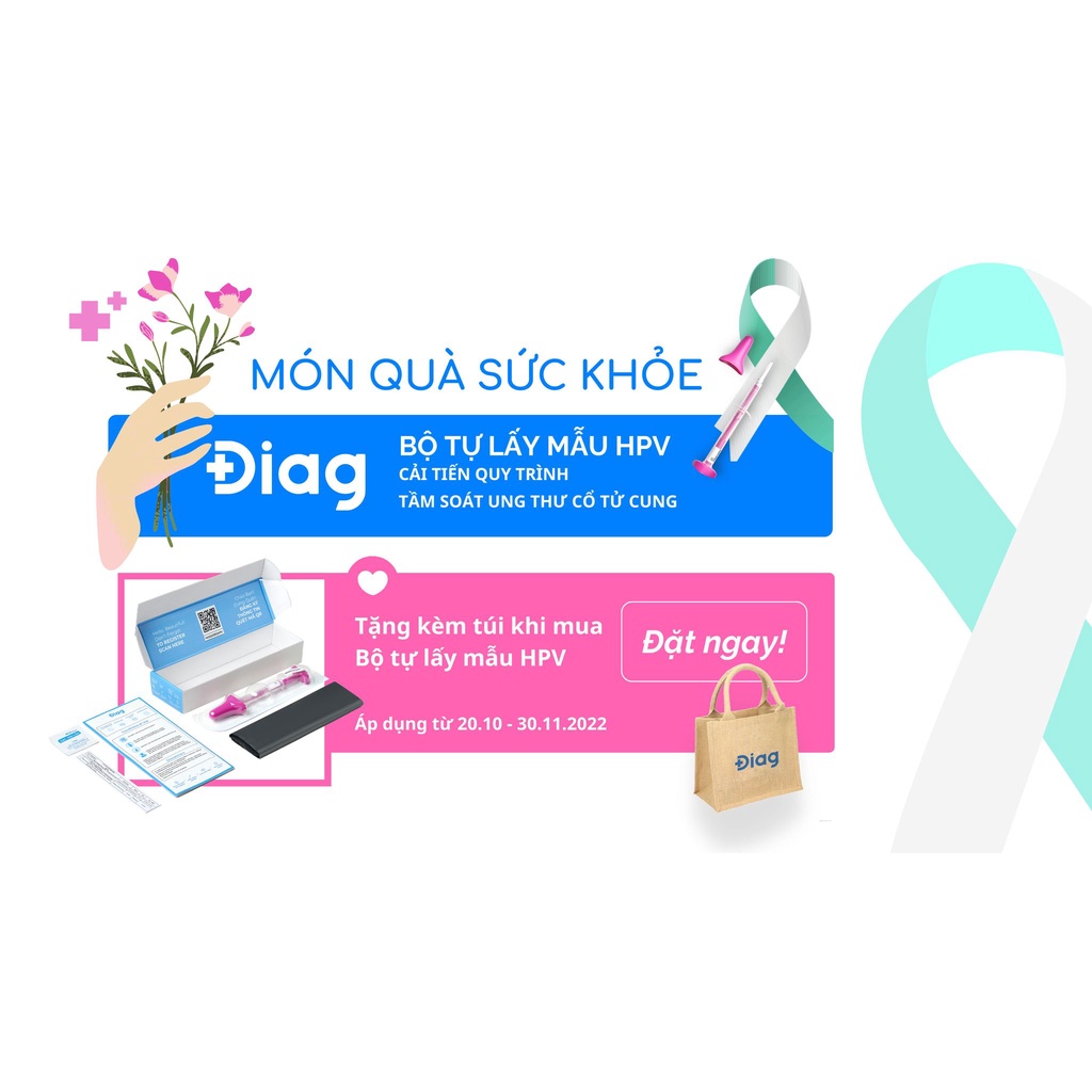 Test HPV - Bộ tự lấy mẫu tầm soát ung thư cổ tử cung