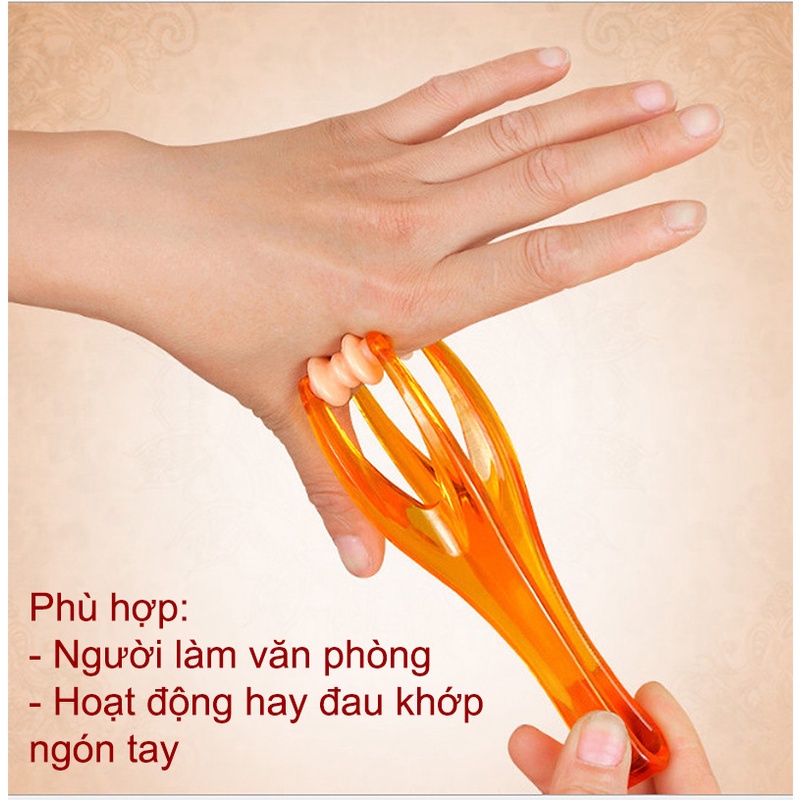 Cây Lăn Massage Ngón Tay Giúp Lưu Thông Máu, Giảm Tê Mỏi Các Khớp Tay Hiệu Quả, Nhanh Chóng