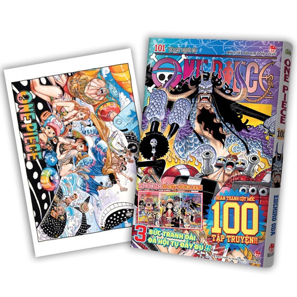 Sách One Piece Tập 101: “Siêu Sao Thượng Đài” - Bản Bìa Áo - Tặng Kèm Postcard