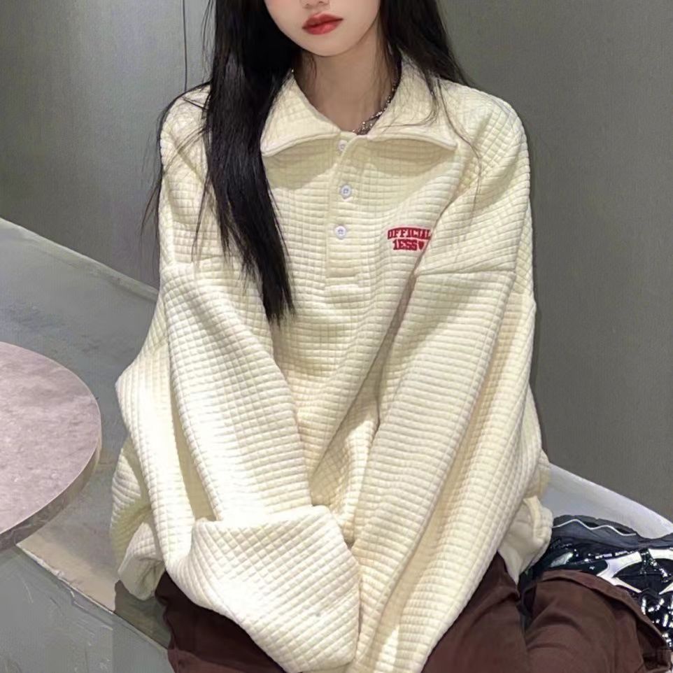 Áo Thun Dáng Rộng Thoải Mái Ấm Áp Cho Nữ