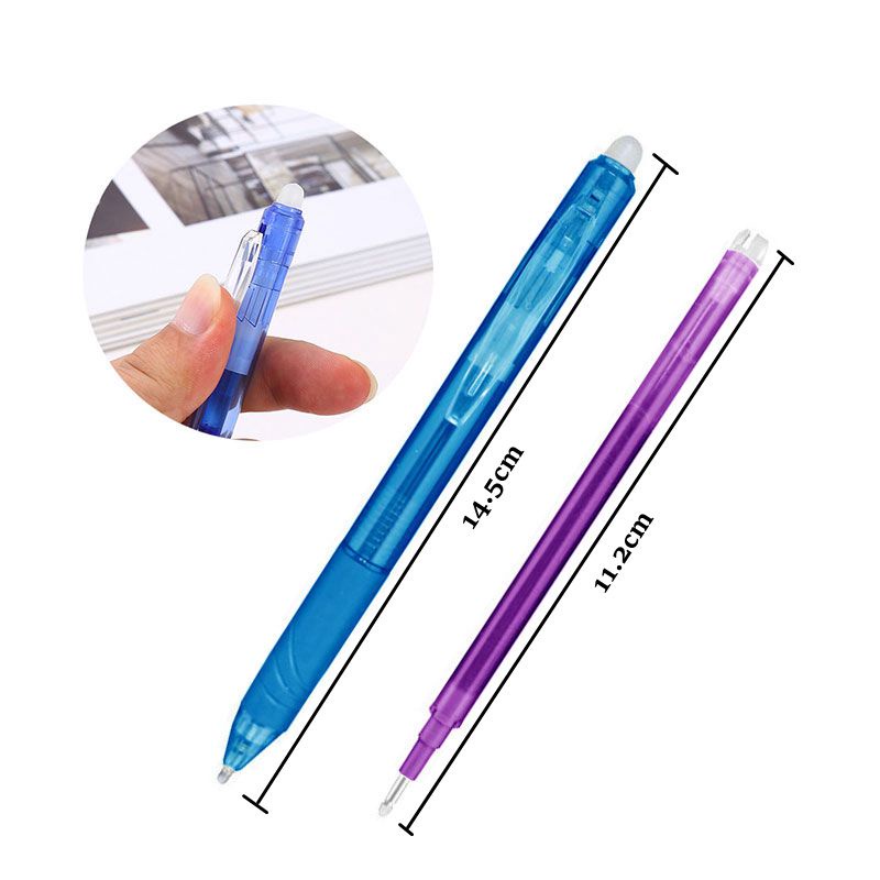 1 Bút Bi Bấm Có Thể Xóa Được 0.5mm 8 Màu Sắc