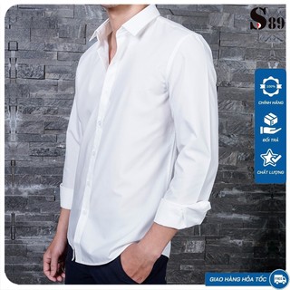 Áo sơ mi nam dài tay trơn nhiều màu  form dáng bacsic Hàn Quốc