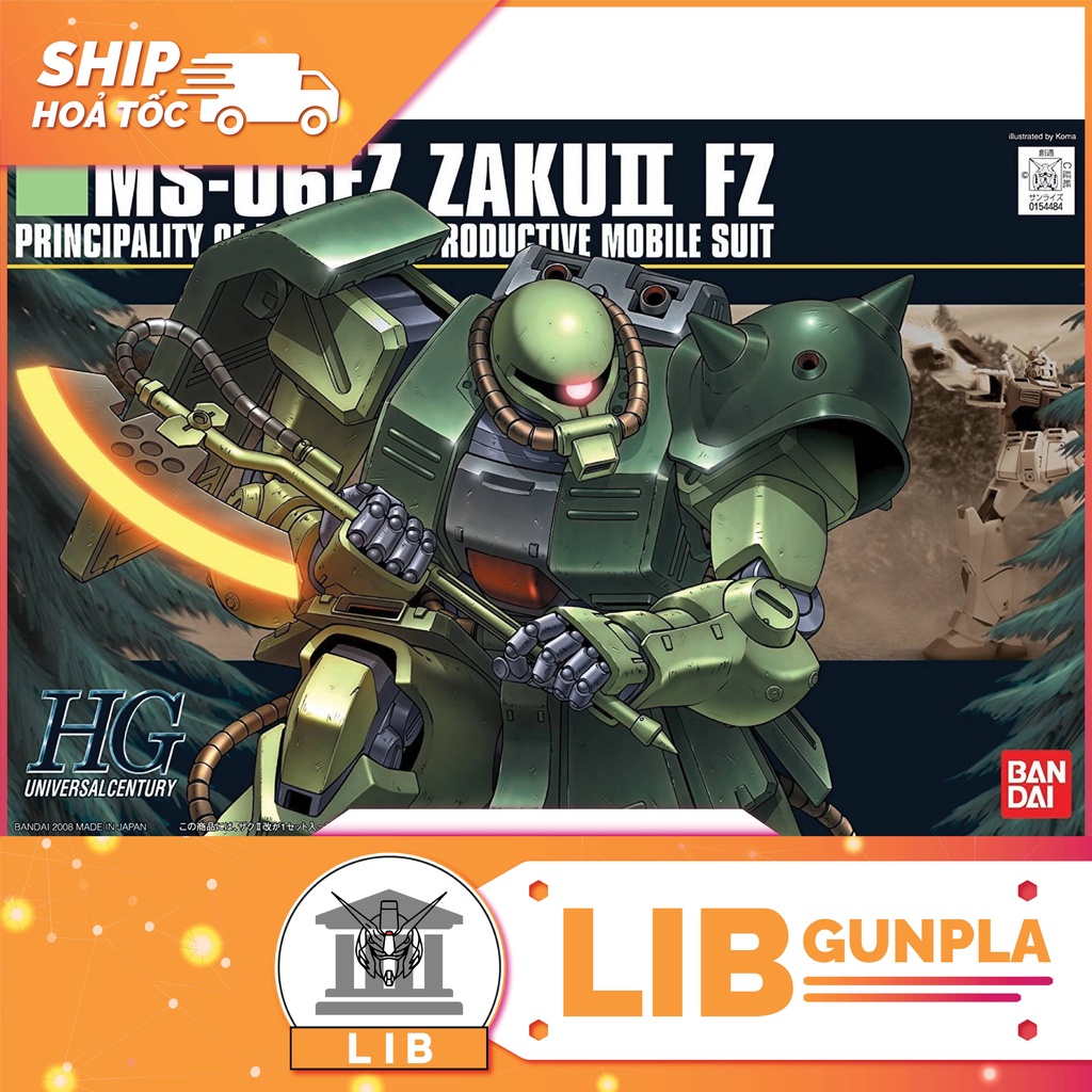 Mô hình lắp ráp Gundam HG UC 1/144 Zaku II Kai