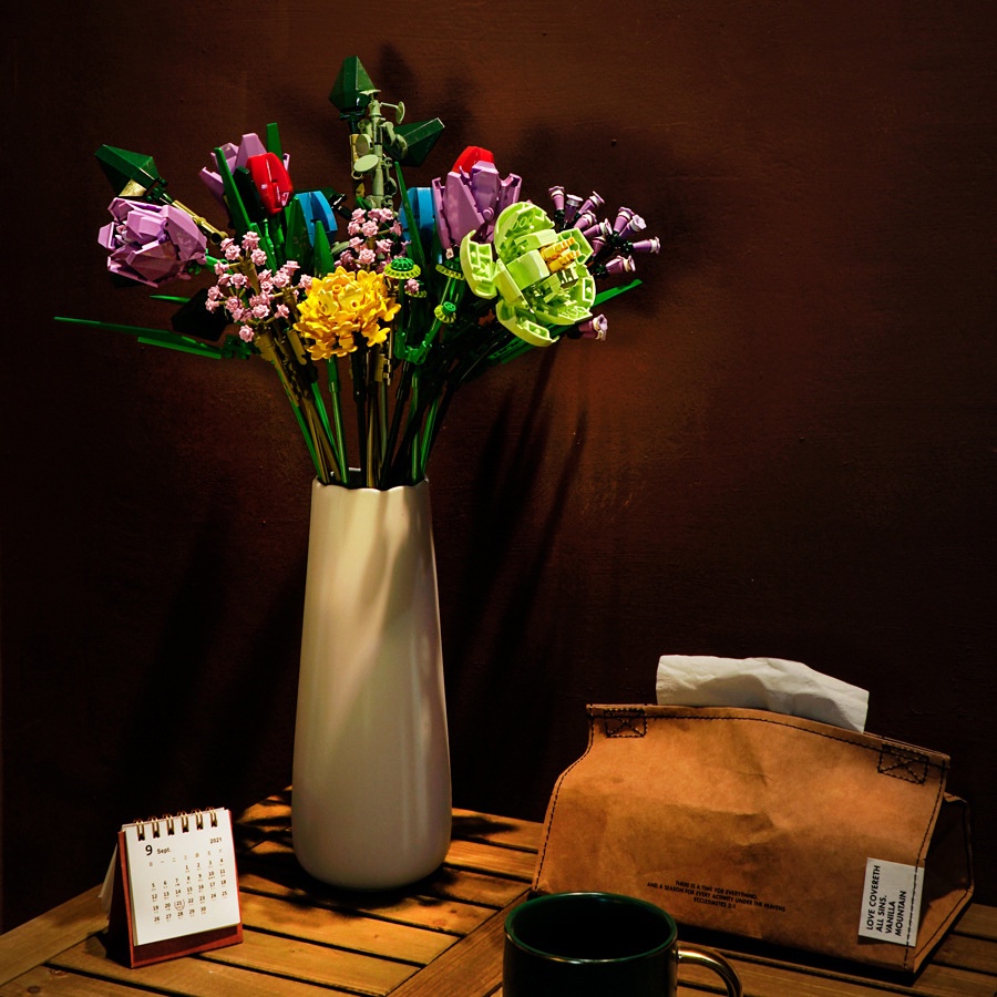 Bộ đồ chơi lắp ráp hoa, bó hoa hồng -655001