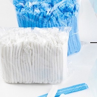 Mũ y tế vải trùm đầu dùng 1 lần,Mũ y tế xanh con sâu,nón bao tóc túi 100 chiếc