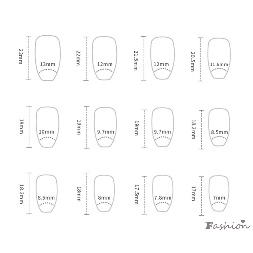 Bộ Móng Tay Giả Không Dễ Phai Màu Phong Cách Dành Cho Nữ Đi Tiệc Trà Chiều Du Lịch