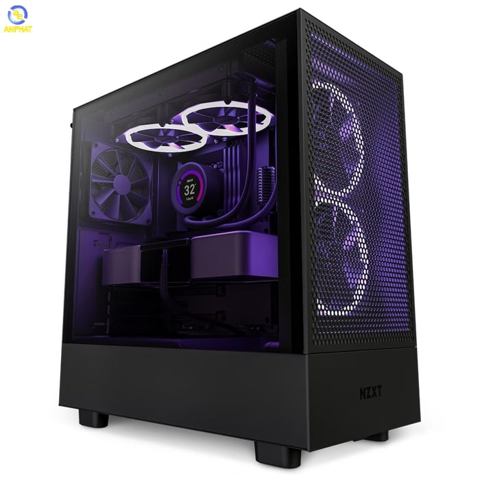 Vỏ Case NZXT H5 Elite/ Flow White/Black  - Bảo Hnahf 24 Tháng