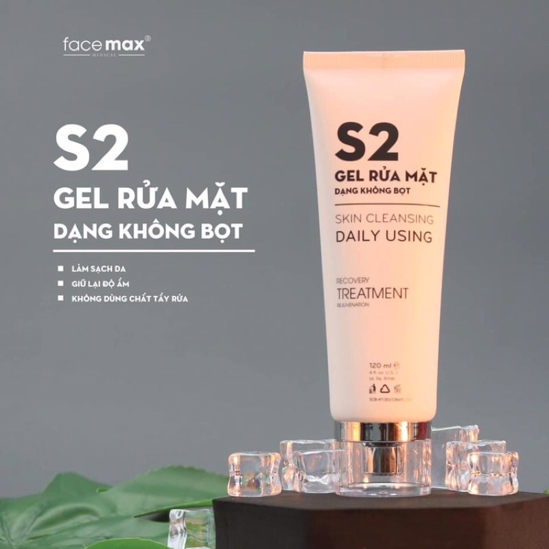 Gel Rửa Mặt Dạng Không Bọt Facemax