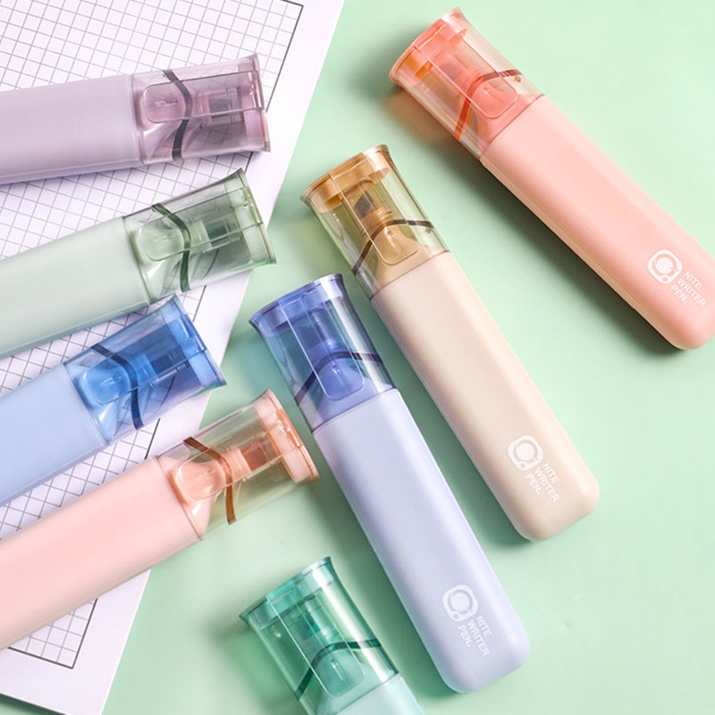 Set 4 Bút Đánh Dấu Chăm Sóc Mắt Màu Sắc Tươi Sáng Dung Tích Lớn Sáng Tạo Dùng Trong Văn Phòng / Học Tập