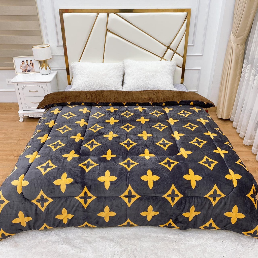 Chăn Nỉ Lông Cừu YUKI Siêu Ấm , Kích Thước 2mx2m3, Nặng ~4kg - Hàng Xuất Nhật Cao cấp Loại 1