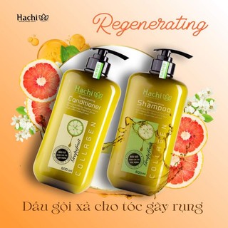 CẶP DẦU GỘI - XẢ HACHI 500ml DÀNH CHO TÓC RỤNG - TÓC DẦU - TÓC GẦU - TÓC HƯ TỔN GIÁ TỐT