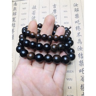 vòng tay gỗ mun