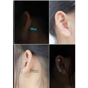 Hình Xăm Dán Tạm Thời Họa Tiết Hoạt Hình Dễ Thương Chống Nước Phát Sáng Cho Trẻ Em