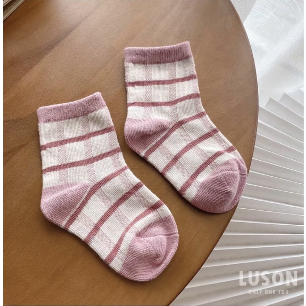 Tất cho bé gái,sét 5 đôi vớ bé gái bộ hình gấu siêu xinh mềm mại cho bé từ 2-12 tuổi