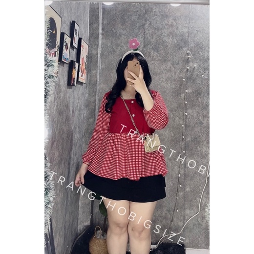 Áo Babydoll Caro Bigsize Màu Mới 68-95kg