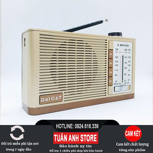 - Đài Radio Chính Hãng /Bảo Hành 12 Tháng-
