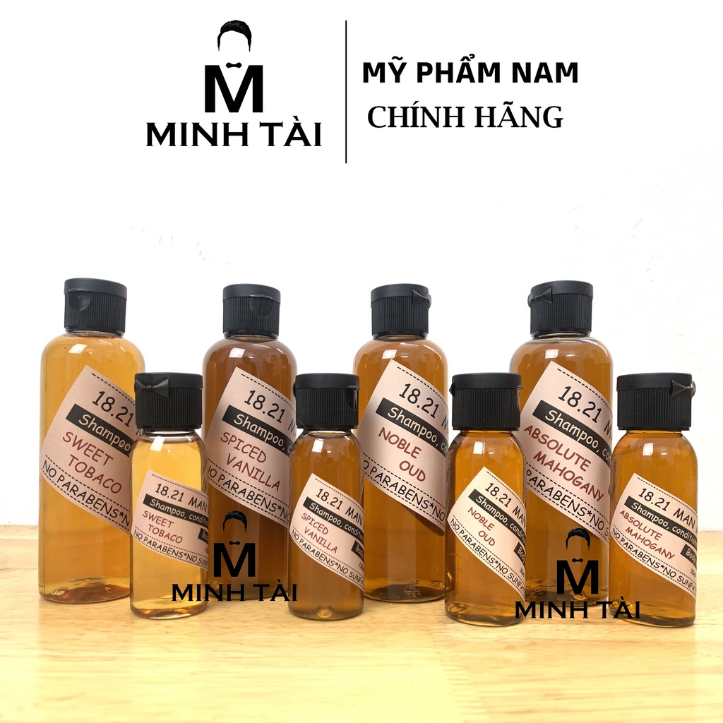 Sữa TẮM GỘI XẢ 3 trong 1 18.21 Man Made Wash 30ml & 100ml