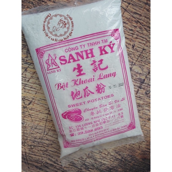 Bột khoai lang Sanh Ký 500gr