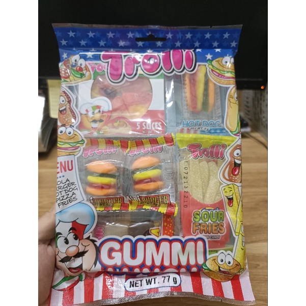 Kẹo dẻo Trolli Gummi Lunch 77g