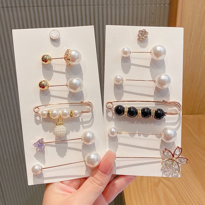 Phụ kiện cài cổ áo, kẹp điều chỉnh cố định lưng quần, set ghim quần - cài áo dành cho nữ