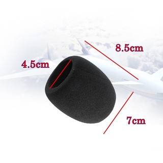 Bông lọc micro thu âm và micro không dây cao ( đen - xanh - cam )