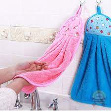 Khăn lau tay có móc treo 40x24cm XHN70029