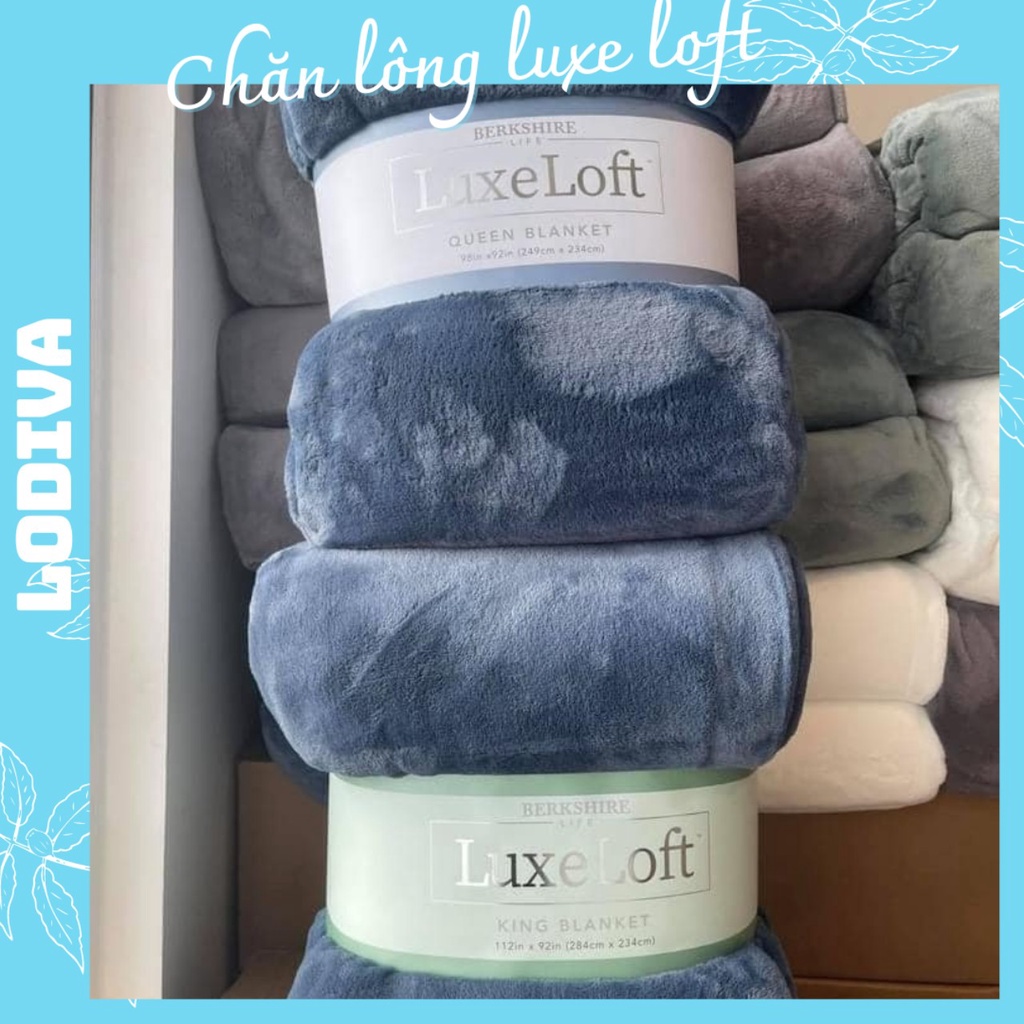 Chăn lông tuyết LuxeLoft kích thước 249X234cm