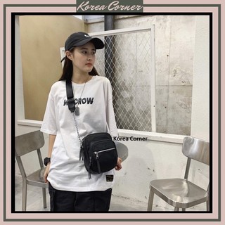 Túi chéo mini unisex slim, túi đeo chéo chống nước, unisex slim bag