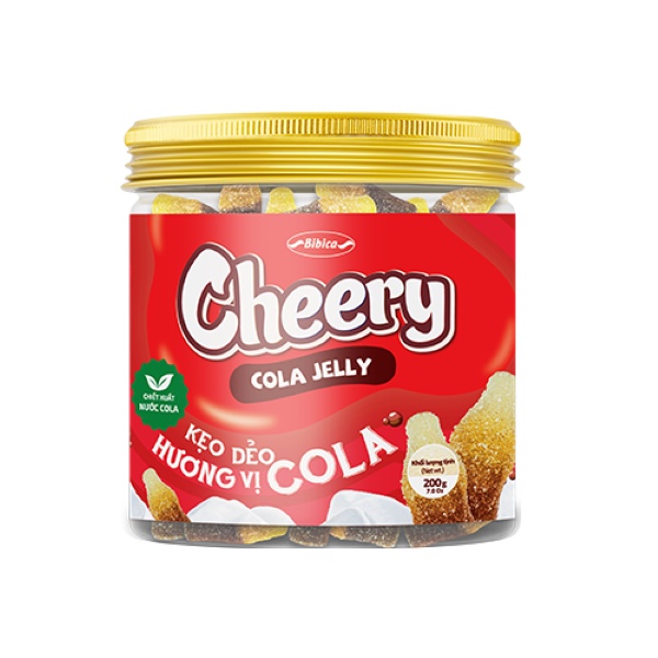 Kẹo Dẻo Cheery Trái Cây Bibica 200g