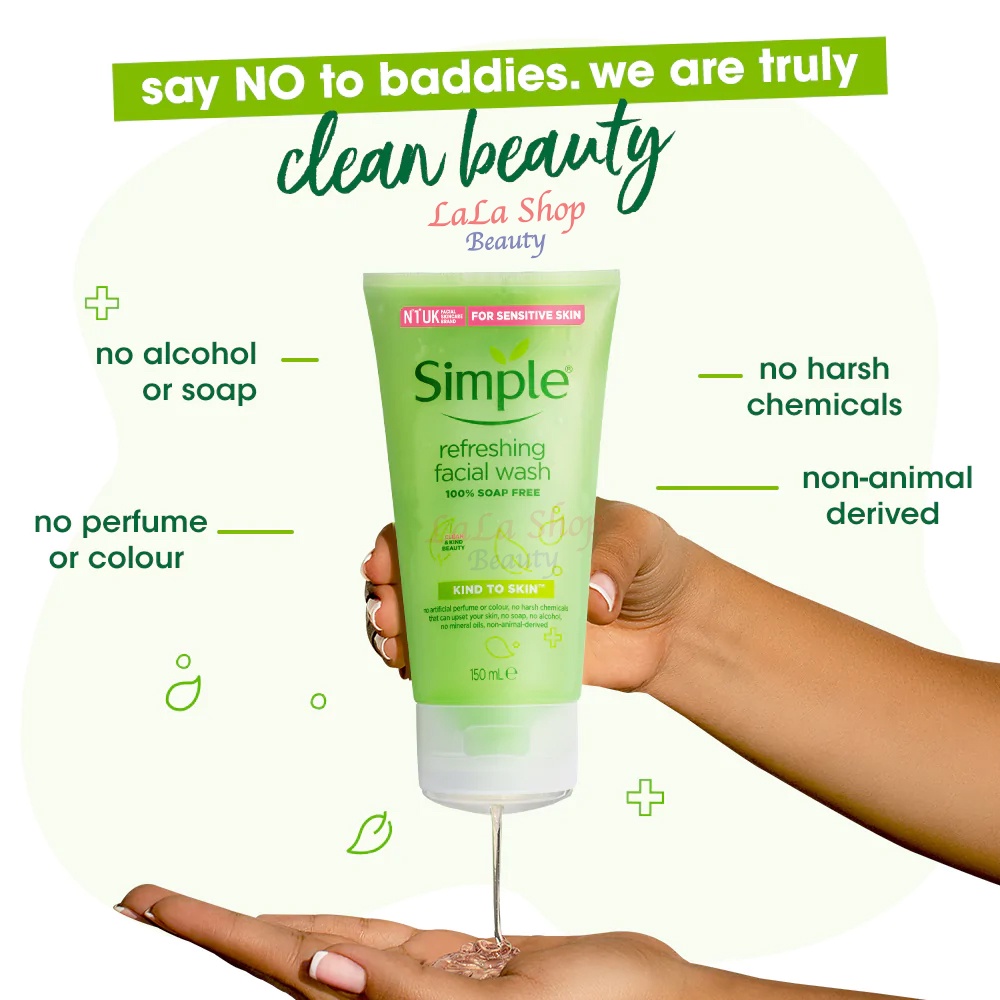 Sữa rửa mặt Simple Kind to Skin Refreshing Facial Wash