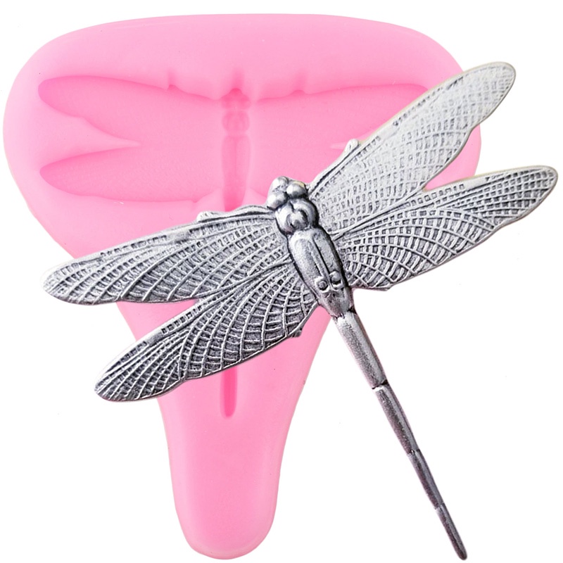 Khuôn Silicone Làm Bánh Hình Sư Tử / Chuồn Chuồn / Côn Trùng Độc Đáo