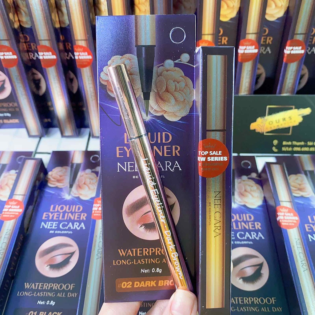 Bút Kẻ Mắt Nước Nee Cara Liquid Eyeliner N450 - Kẻ Dạ Nee Cara Không Lem Không Trôi