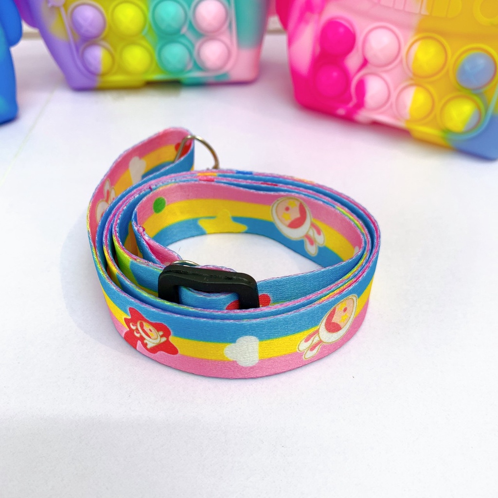 Túi popit đeo chéo vai cho bé trai gái 2023, túi cho trẻ em silicon hình thú mini xinh đẹp hình Gấu Trúc