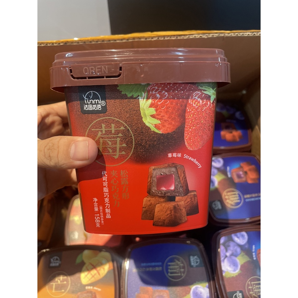 Socola Nama công thức Nhật  -  hộp 408g, viên phủ cacao