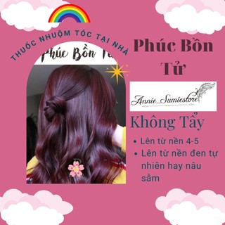 Thuốc nhuộm tóc màu phúc bồn tử/không tẩy tóc