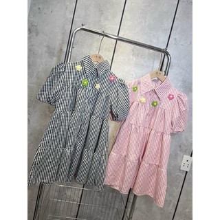 Đầm babydolll caro