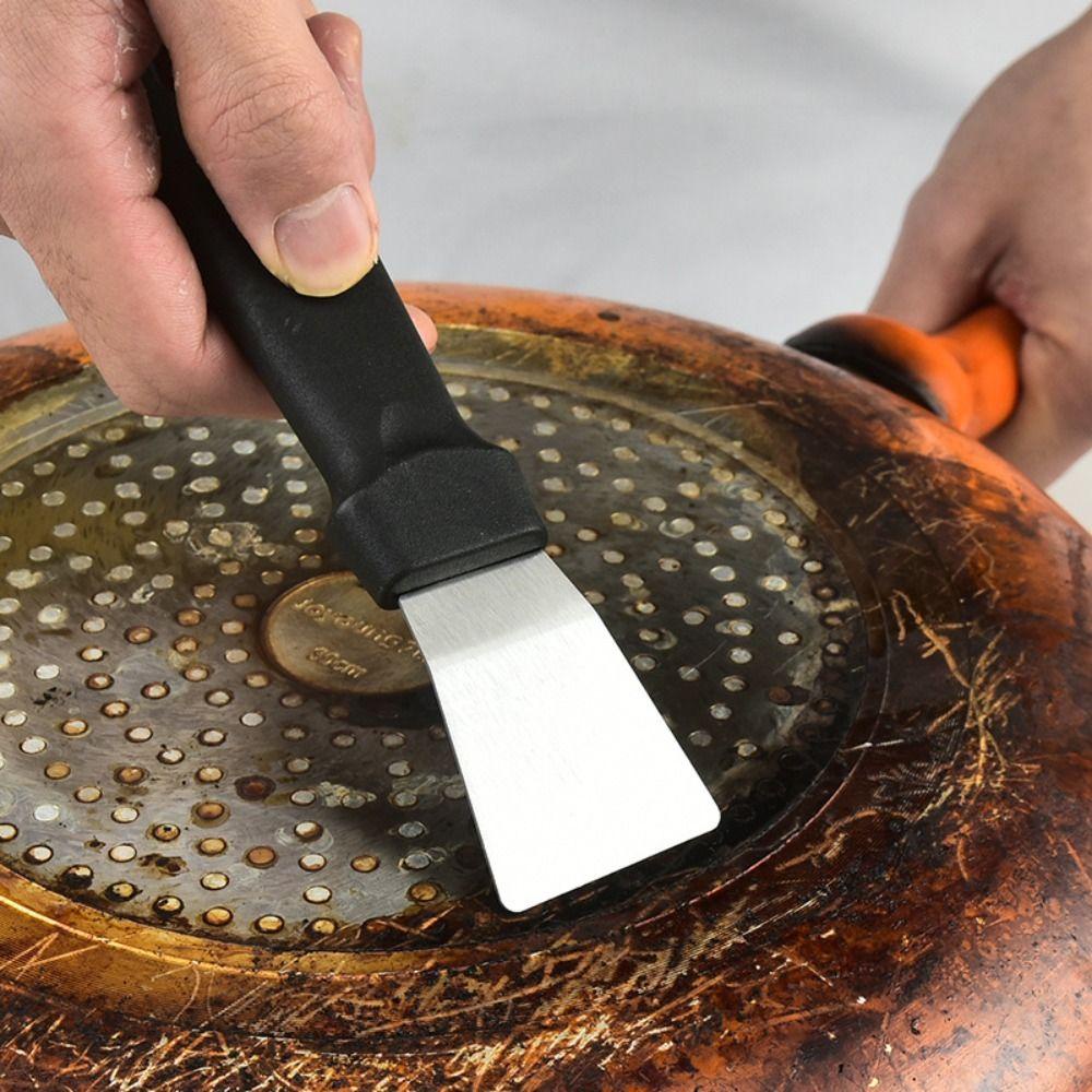 Bộ Dụng Cụ Cạo Làm Sạch Vỉ Nướng BBQ Bằng Thép Không Gỉ Tiết Kiệm Sức Lao Động