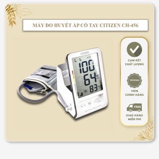 CHÍNH HÃNG Máy đo huyết áp điện tử bắp tay Citizen CH456 Nhật Bản