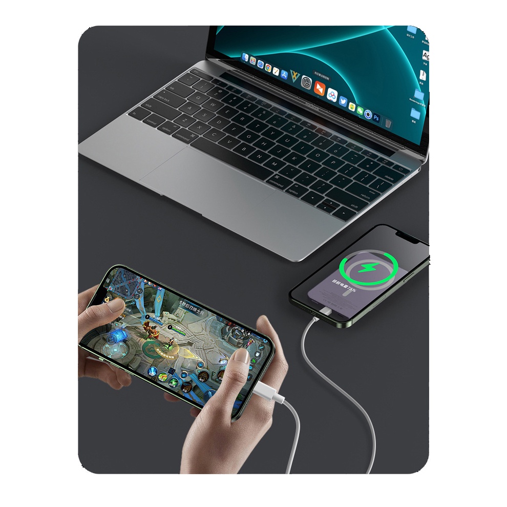 Sạc Dự Phòng 10000mAh Mag An Toàn Không Dây Cho iphone 12 13 14
