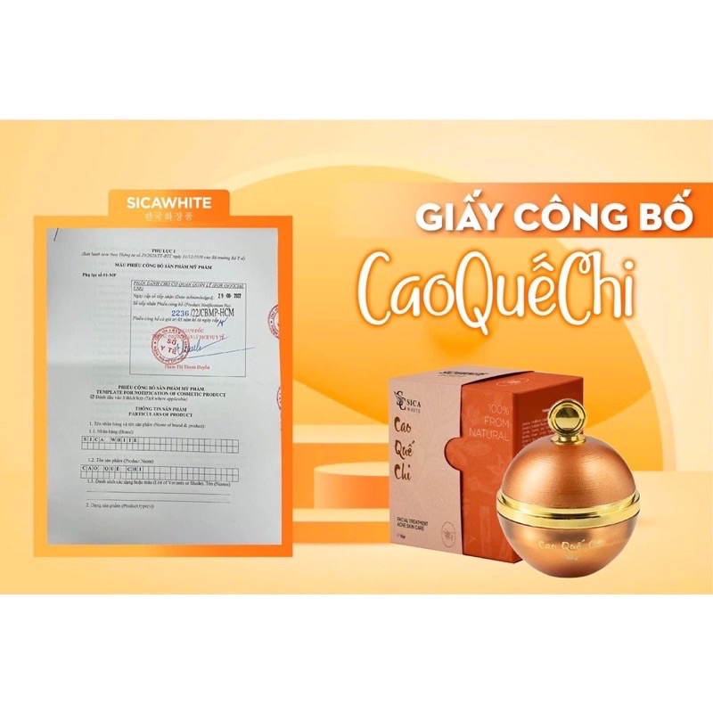 CAO QUẾ CHI - FACE MỤN SICA