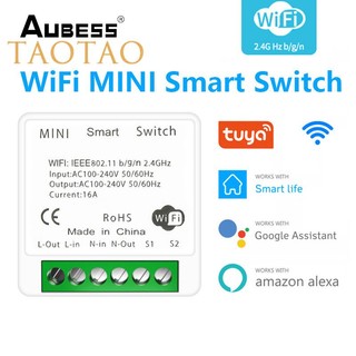 Công tắc thông minh 16a minir2 wifi tự làm công tắc 2 điều khiển mô đun ngắt mạch điện cho google nhà alexa