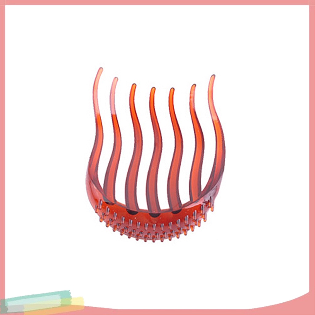 Lược Kẹp Tóc 2 Màu Tạo Kiểu Gợn Sóng Thời Trang Cho Nữ