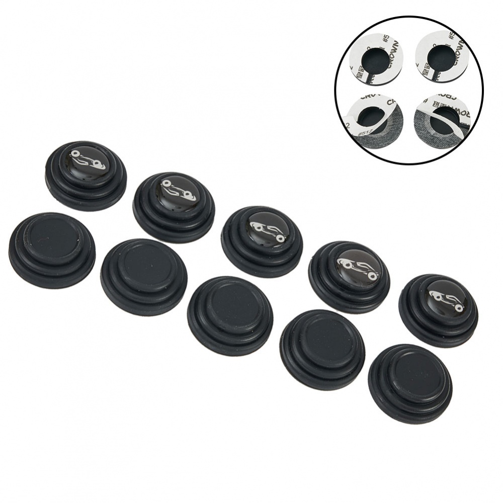 Set 10 Miếng Đệm Cách Âm Chống Sốc Chống Va Chạm Cho Cửa Xe Hơi